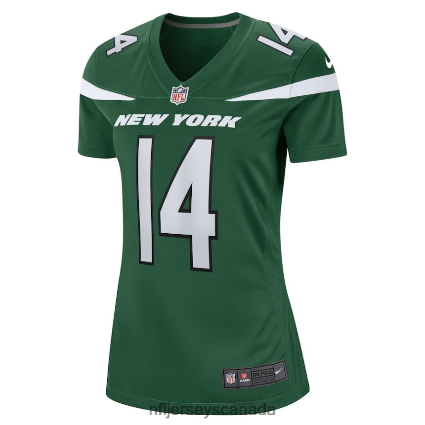 Women New York Jets Tarik Black Nike Gotham Green Game Player Jersey Clothing NFL TBXFR65041