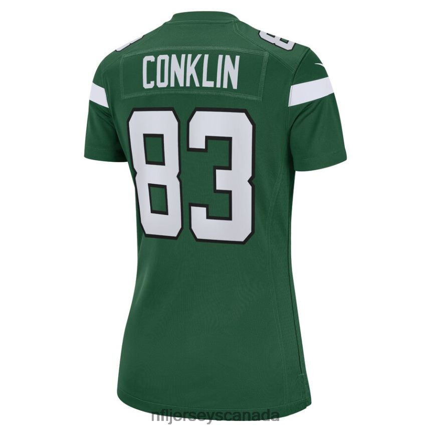 Women New York Jets Tyler Conklin Nike Gotham Green Game Jersey Clothing NFL TBXFR63977