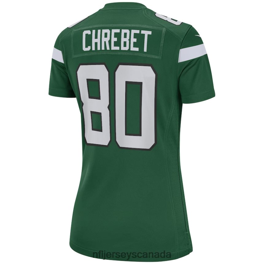 Women New York Jets Wayne Chrebet Nike Gotham Green Game Retired Player Jersey Clothing NFL TBXFR64732