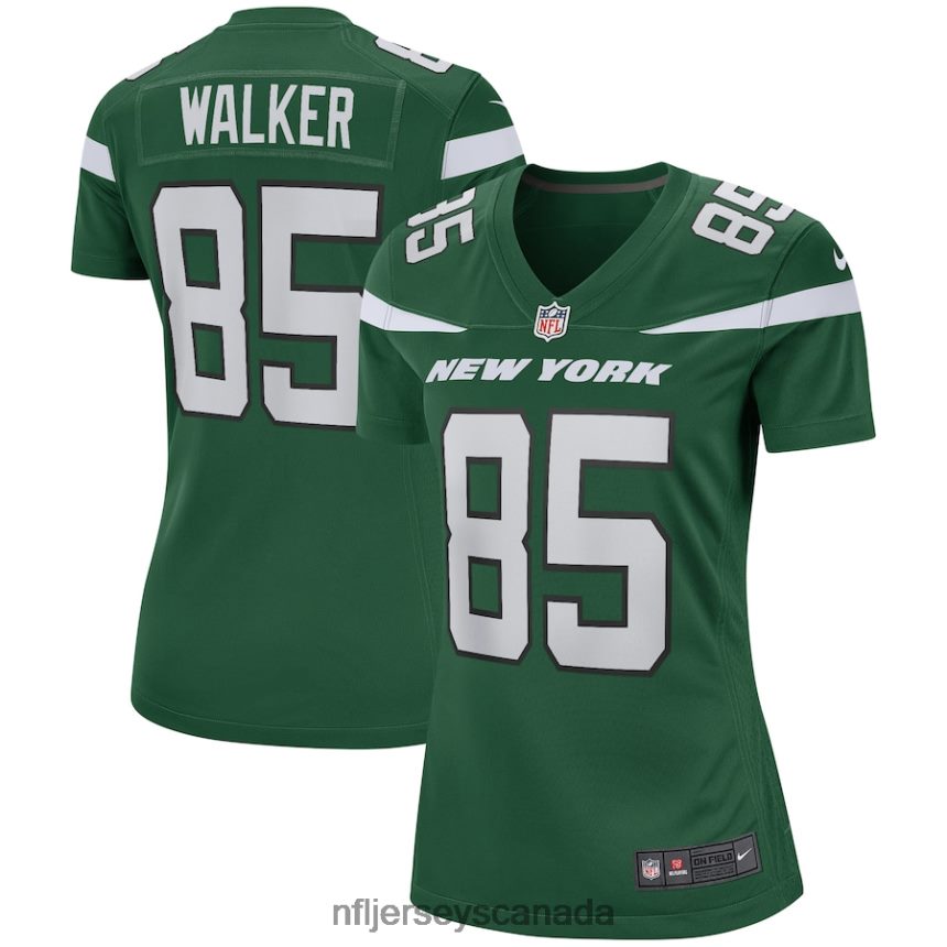 Women New York Jets Wesley Walker Nike Green Game Retired Player Jersey Clothing NFL TBXFR65094