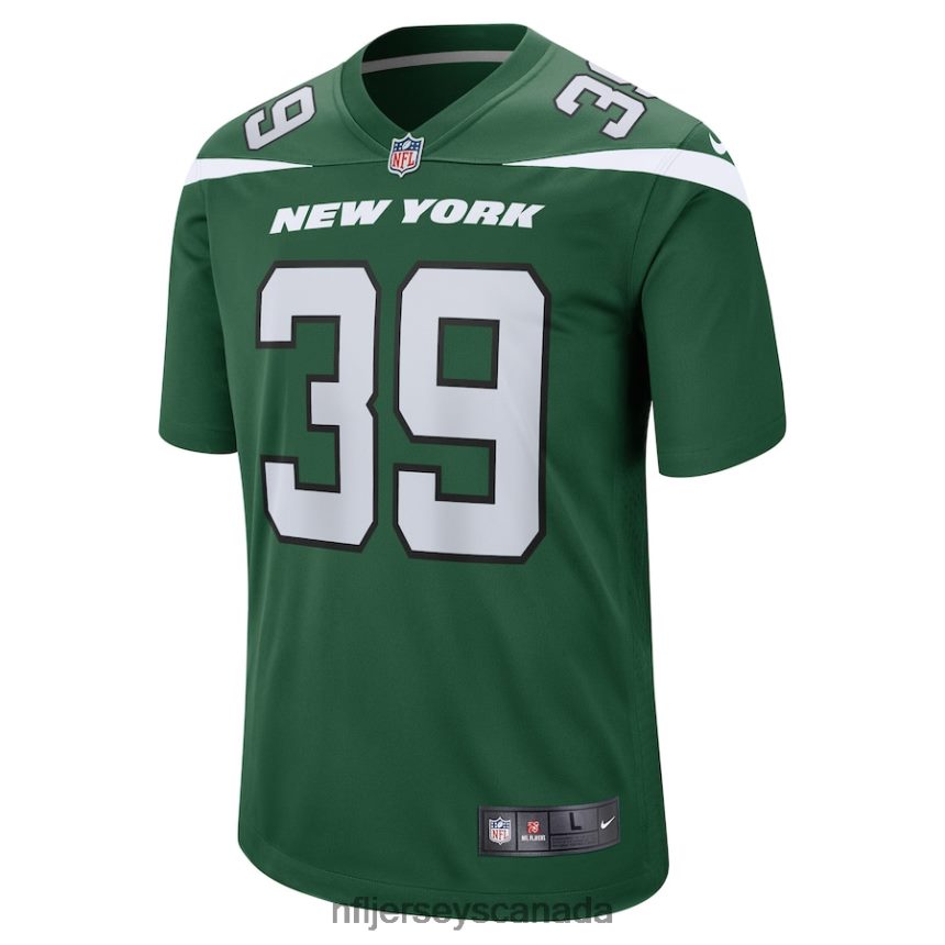 Women New York Jets Will Parks Nike Gotham Green Game Player Jersey Clothing NFL TBXFR65019