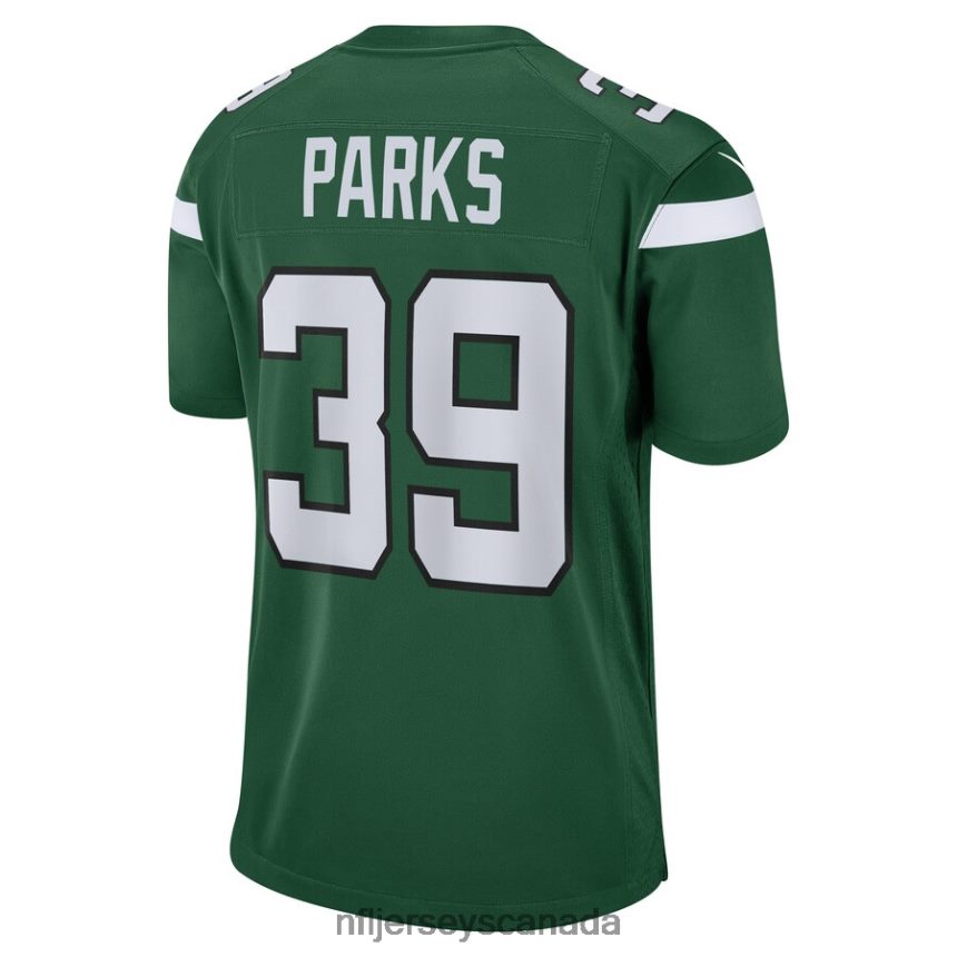 Women New York Jets Will Parks Nike Gotham Green Game Player Jersey Clothing NFL TBXFR65019