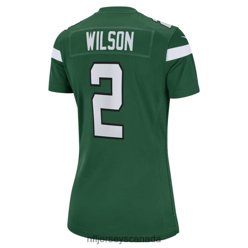 Women New York Jets Zach Wilson Nike Gotham Green 2021 Draft First Round Pick Game Jersey Clothing NFL TBXFR64952