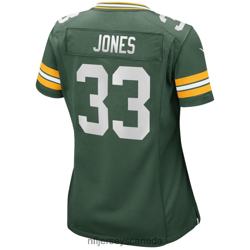 Women Nike Aaron Jones Green Green Bay Packers Game Jersey Clothing NFL TBXFR61117