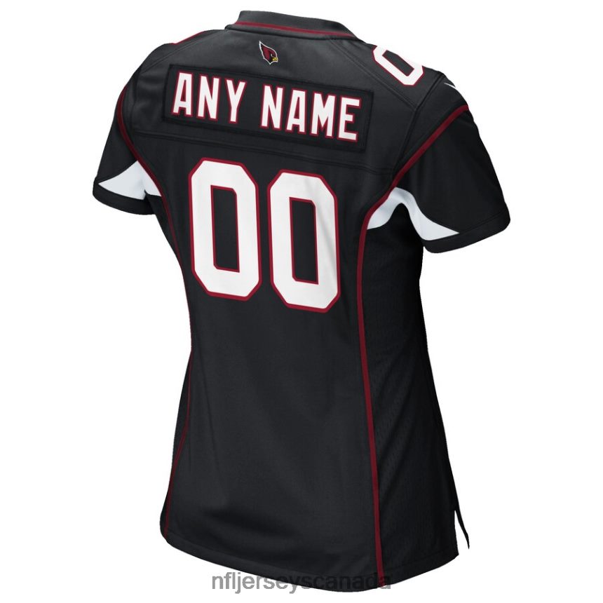 Women Nike Black Arizona Cardinals Alternate Custom Game Jersey Clothing NFL TBXFR61065