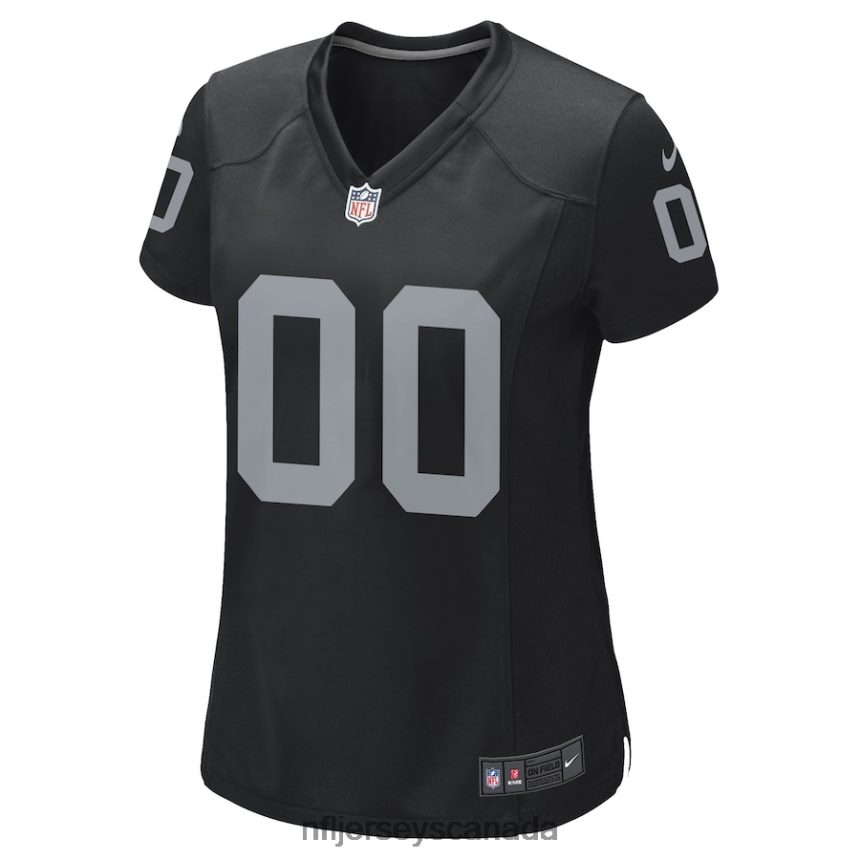 Women Nike Black Las Vegas Raiders Custom Game Jersey Clothing NFL TBXFR6250