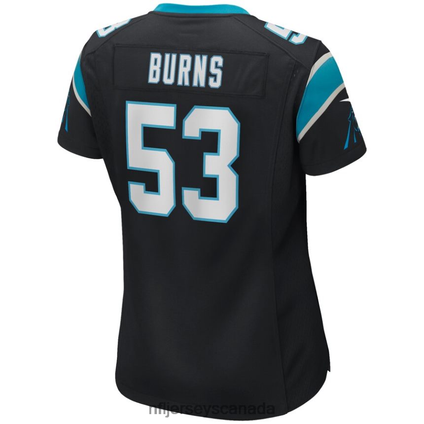 Women Nike Brian Burns Black Carolina Panthers Game Jersey Clothing NFL TBXFR61929