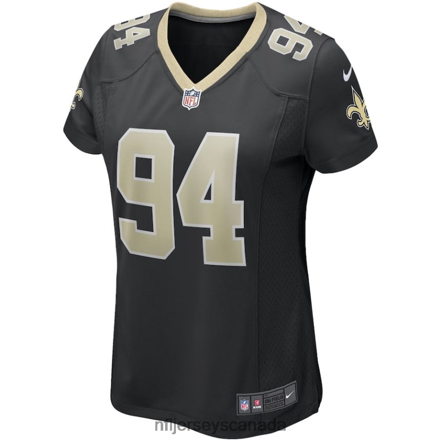 Women Nike Cameron Jordan Black New Orleans Saints Game Jersey Clothing NFL TBXFR61432