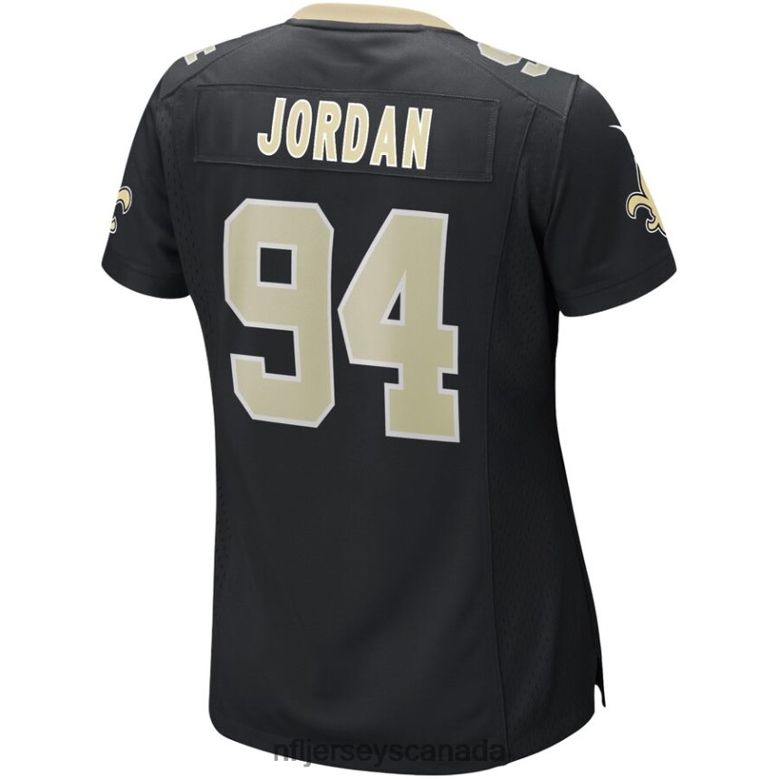 Women Nike Cameron Jordan Black New Orleans Saints Game Jersey Clothing NFL TBXFR61432