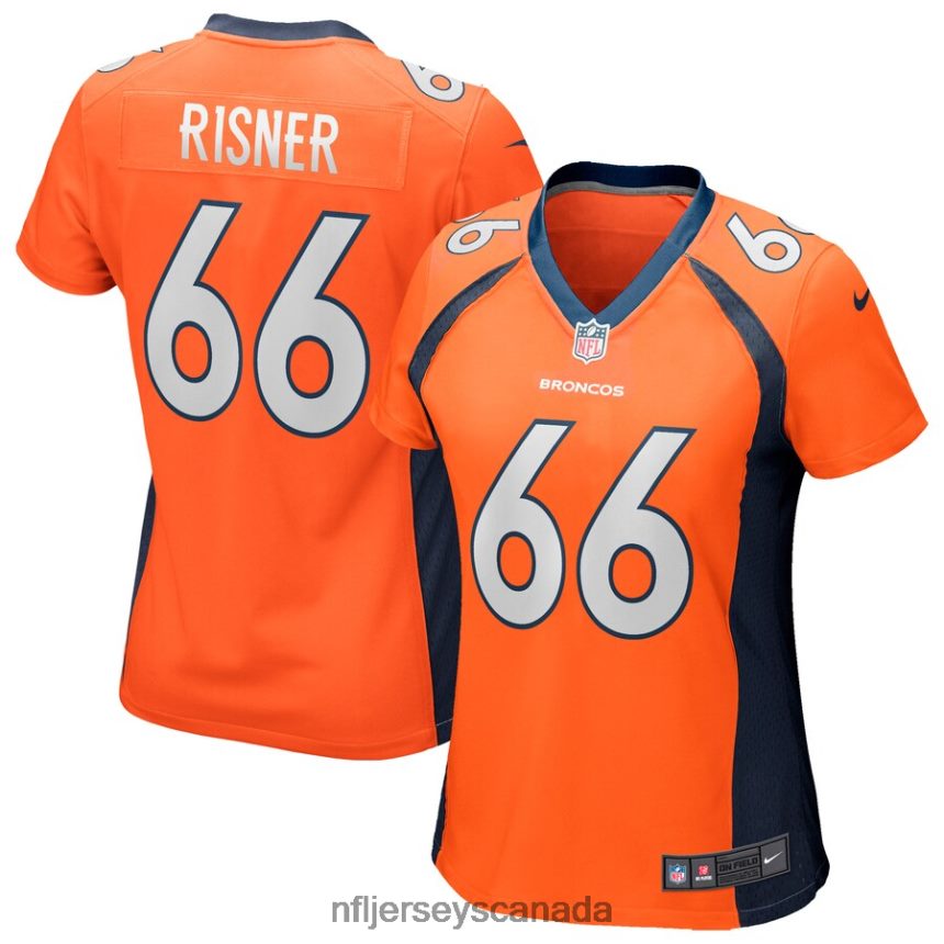 Women Nike Dalton Risner Orange Denver Broncos Game Jersey Clothing NFL TBXFR66156