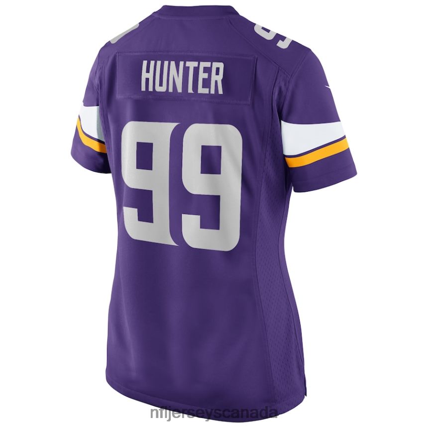 Women Nike Danielle Hunter Purple Minnesota Vikings Game Jersey Clothing NFL TBXFR63995