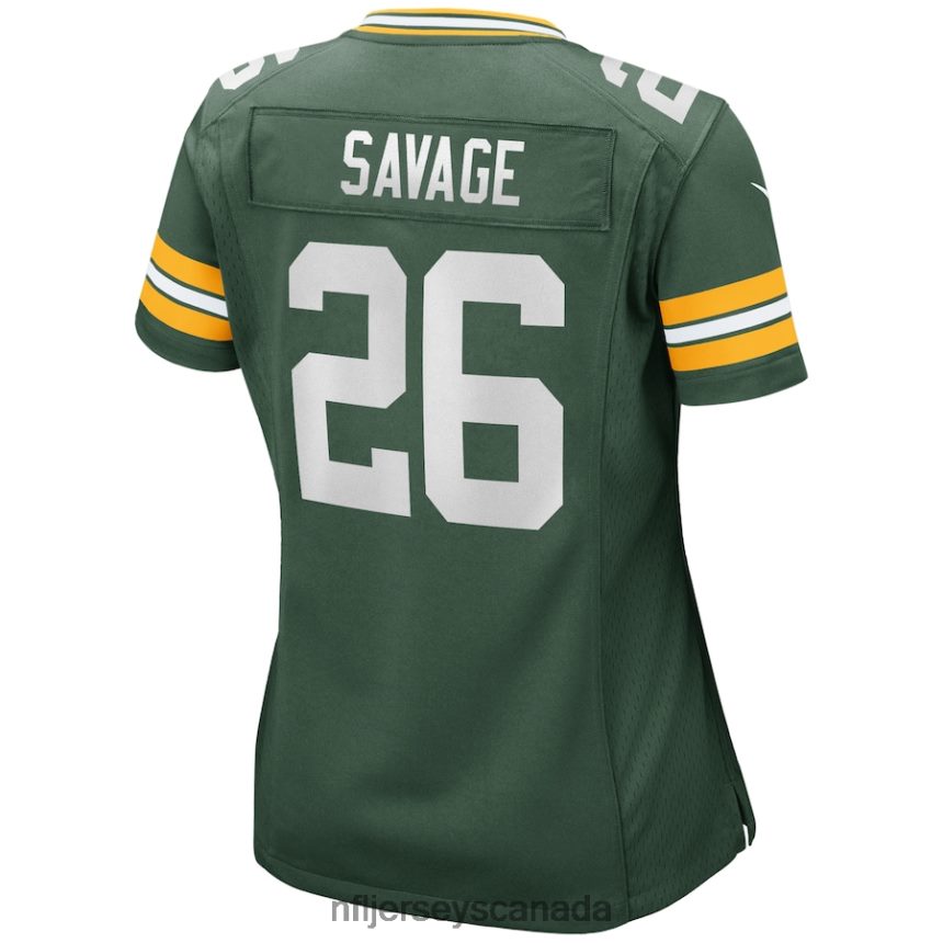 Women Nike Darnell Savage Green Green Bay Packers Game Jersey Clothing NFL TBXFR62270