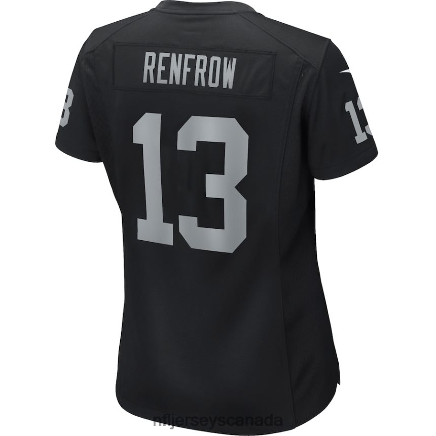 Women Nike Hunter Renfrow Black Las Vegas Raiders Game Player Jersey Clothing NFL TBXFR61861