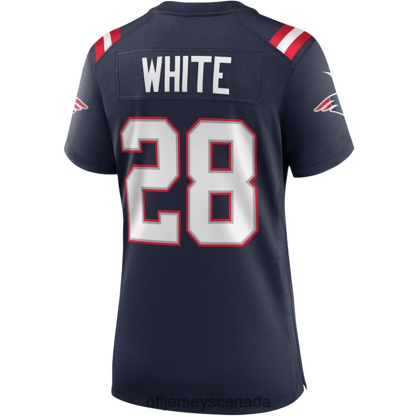 Women Nike James White New England Patriots Navy Game Jersey Clothing NFL TBXFR65121