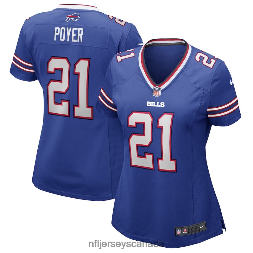 Women Nike Jordan Poyer Royal Buffalo Bills Game Jersey Clothing NFL TBXFR61422