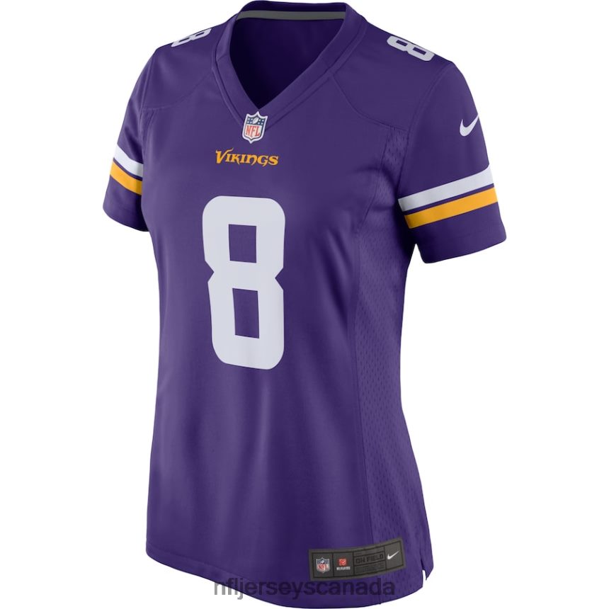 Women Nike Kirk Cousins Purple Minnesota Vikings Game Jersey Clothing NFL TBXFR61397
