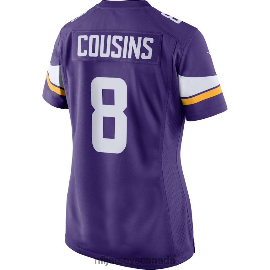 Women Nike Kirk Cousins Purple Minnesota Vikings Game Jersey Clothing NFL TBXFR61397