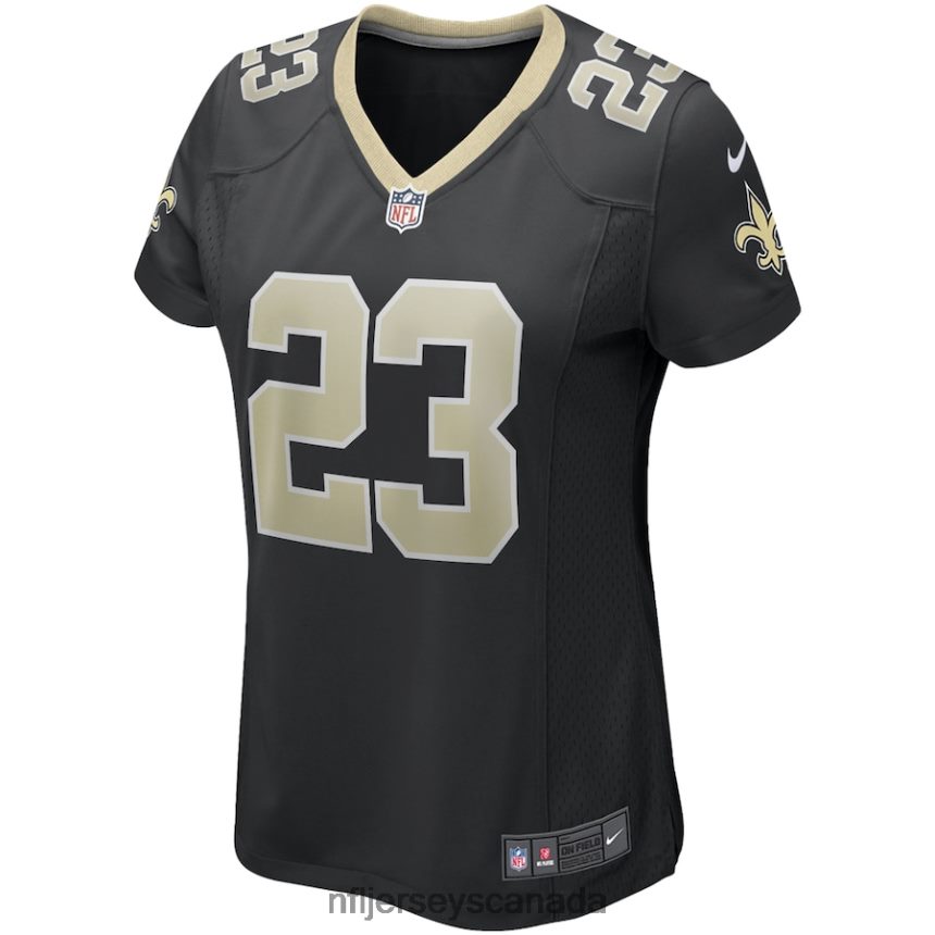 Women Nike Marshon Lattimore Black New Orleans Saints Game Jersey Clothing NFL TBXFR63814