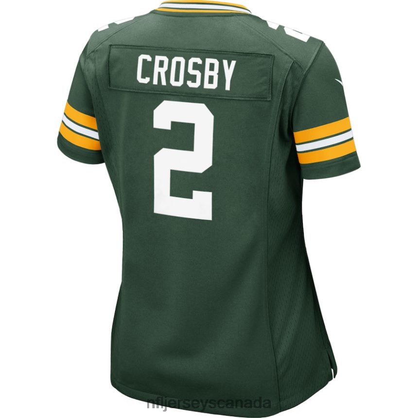 Women Nike Mason Crosby Green Green Bay Packers Game Jersey Clothing NFL TBXFR62425