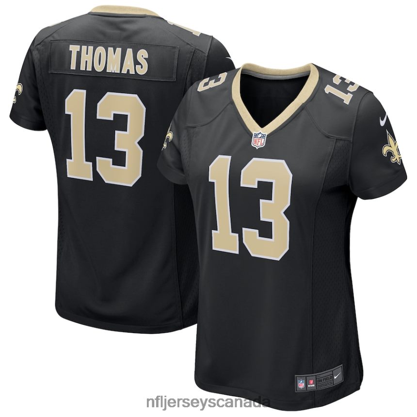 Women Nike Michael Thomas Black New Orleans Saints Game Jersey Clothing NFL TBXFR67032