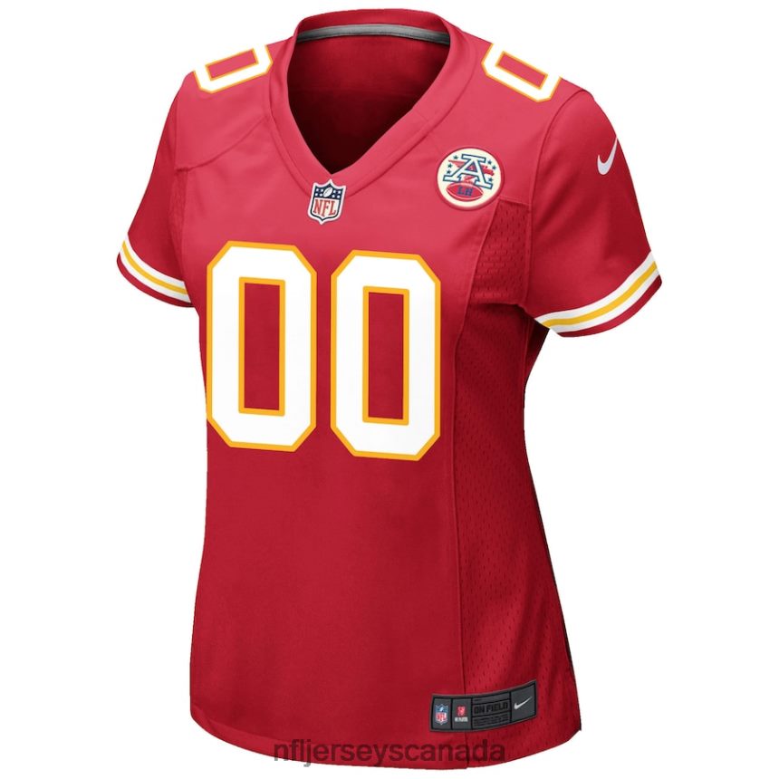Women Nike Red Kansas City Chiefs Custom Game Jersey Clothing NFL TBXFR6237