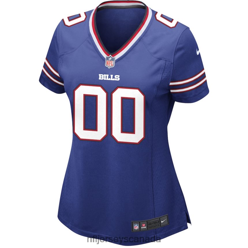 Women Nike Royal Buffalo Bills Custom Game Jersey Clothing NFL TBXFR6800