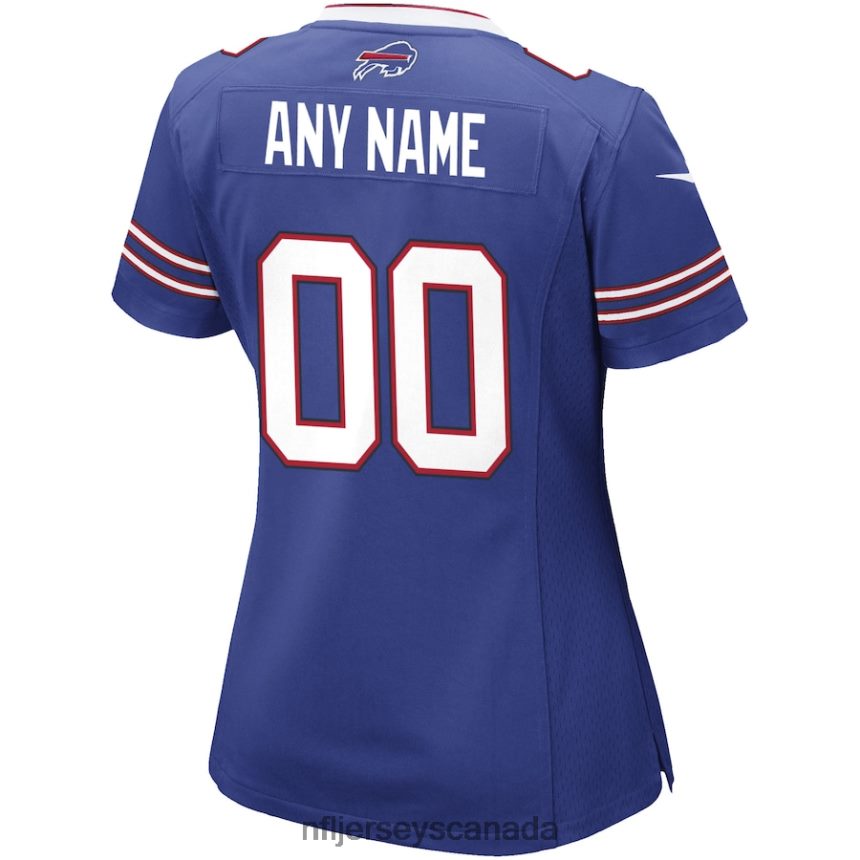 Women Nike Royal Buffalo Bills Custom Game Jersey Clothing NFL TBXFR6800