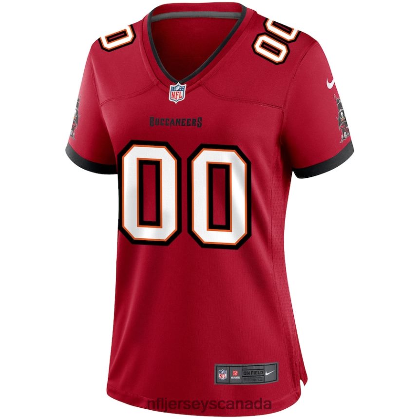 Women Nike Tampa Bay Buccaneers Red Custom Game Jersey Clothing NFL TBXFR62505