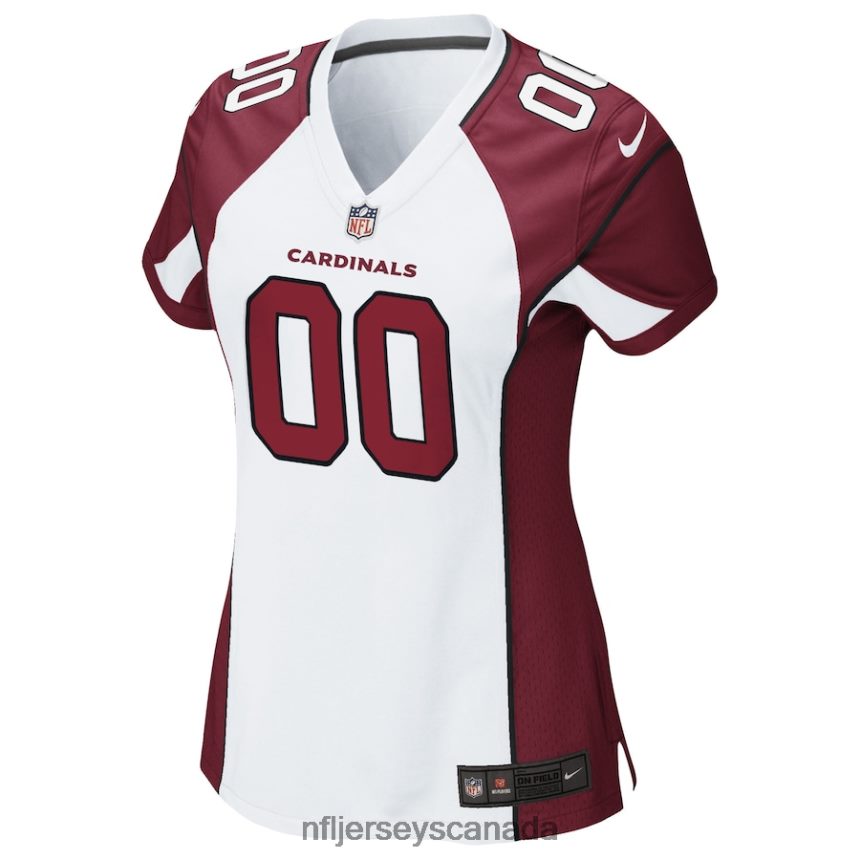 Women Nike White Arizona Cardinals Custom Game Jersey Clothing NFL TBXFR63910