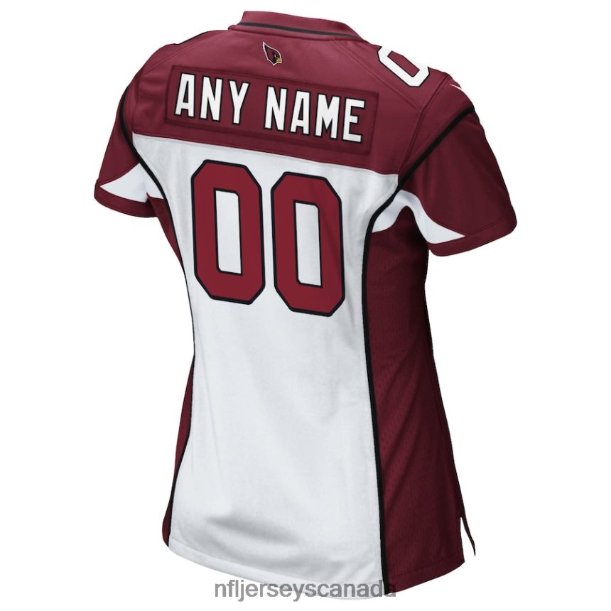 Women Nike White Arizona Cardinals Custom Game Jersey Clothing NFL TBXFR63910
