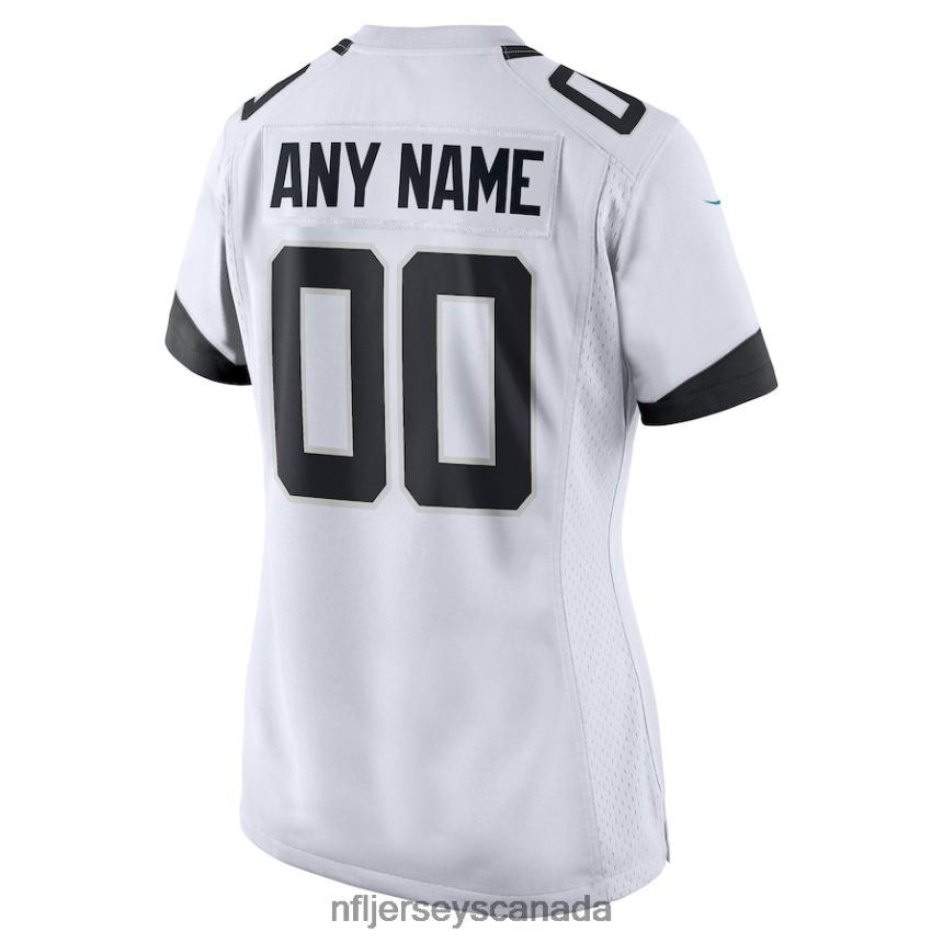 Women Nike White Jacksonville Jaguars Custom Game Jersey Clothing NFL TBXFR62950