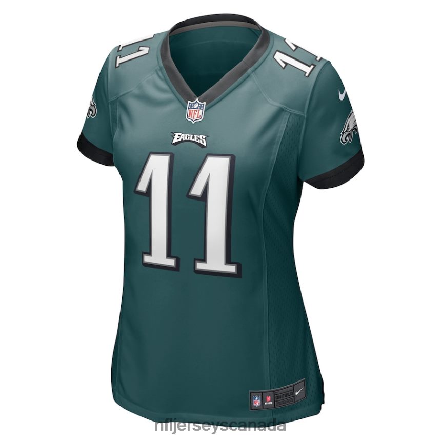 Women Philadelphia Eagles AJ Brown Nike Midnight Green Player Game Jersey Clothing NFL TBXFR6964