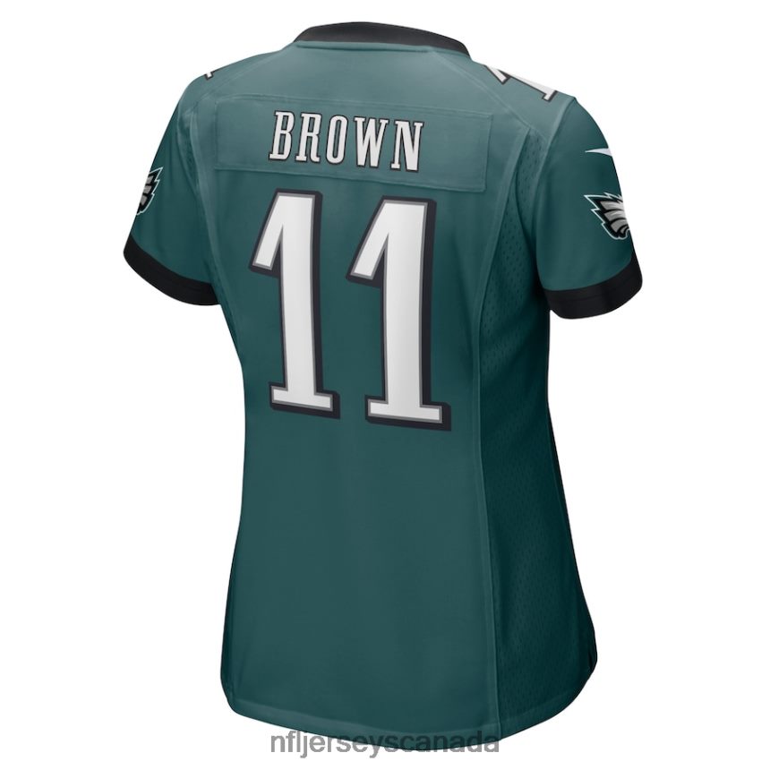 Women Philadelphia Eagles AJ Brown Nike Midnight Green Player Game Jersey Clothing NFL TBXFR6964