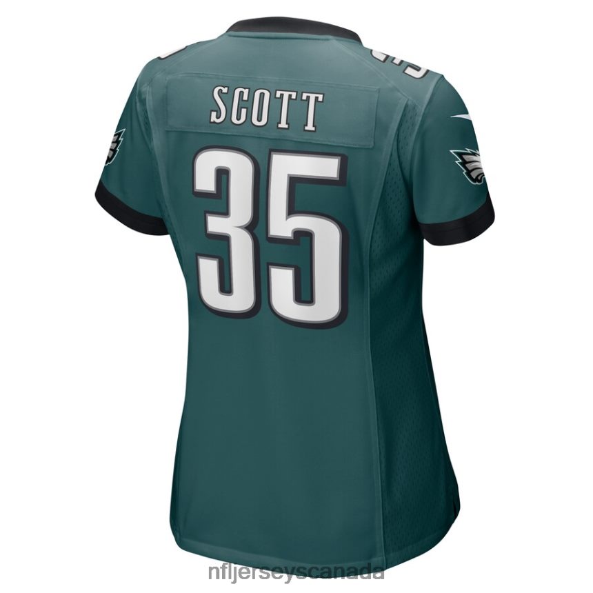 Women Philadelphia Eagles Boston Scott Nike Midnight Green Game Jersey Clothing NFL TBXFR61677