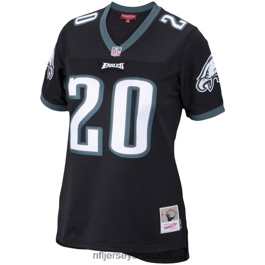 Women Philadelphia Eagles Brian Dawkins Mitchell  Ness Black Legacy Replica Team Jersey Clothing NFL TBXFR61639