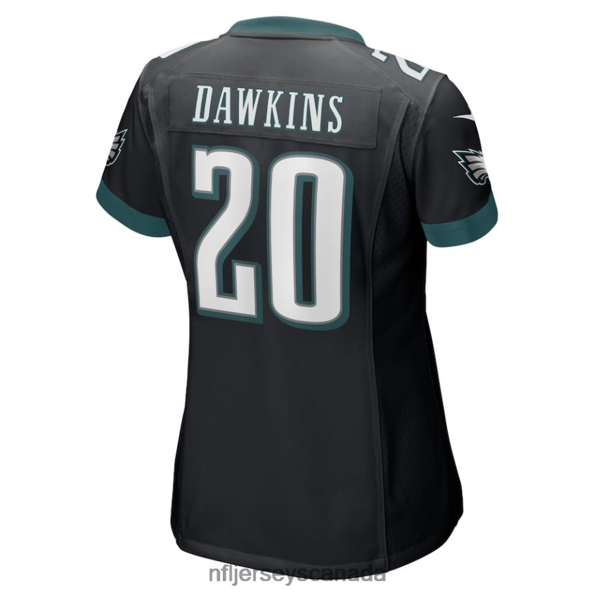 Women Philadelphia Eagles Brian Dawkins Nike Black Retired Player Jersey Clothing NFL TBXFR62219