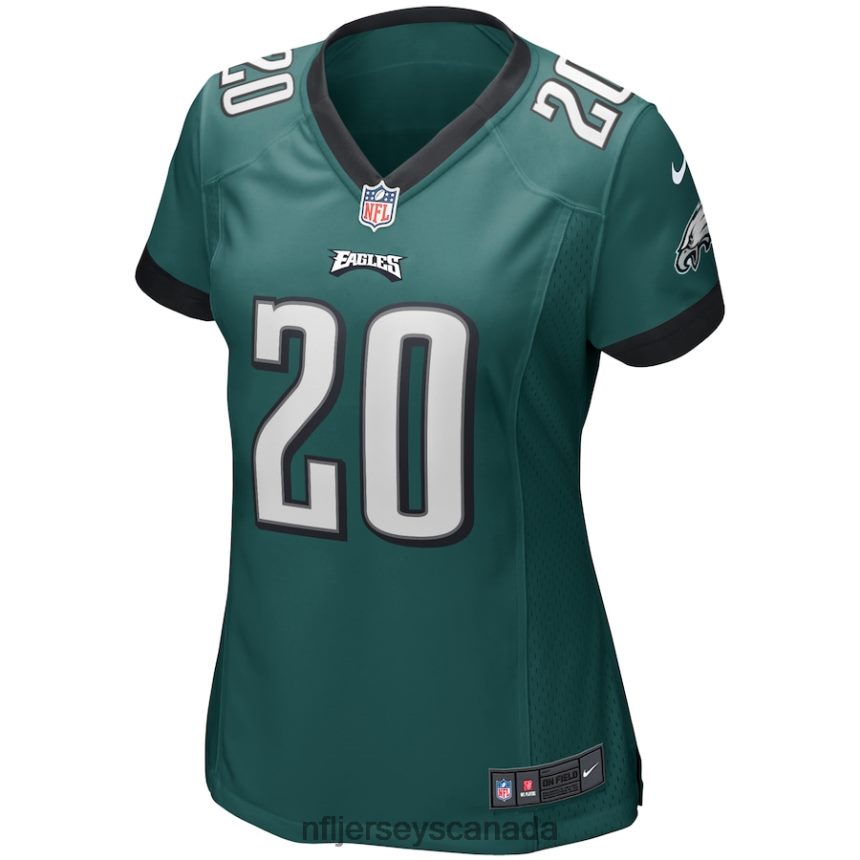 Women Philadelphia Eagles Brian Dawkins Nike Midnight Green Game Retired Player Jersey Clothing NFL TBXFR61525