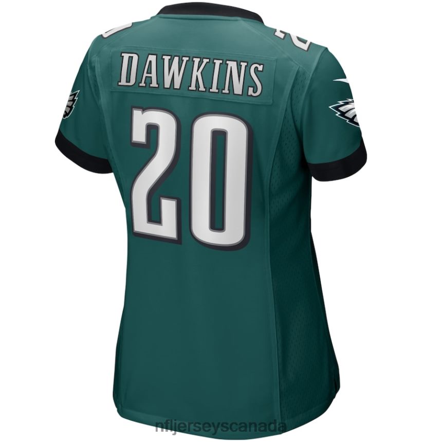 Women Philadelphia Eagles Brian Dawkins Nike Midnight Green Game Retired Player Jersey Clothing NFL TBXFR61525