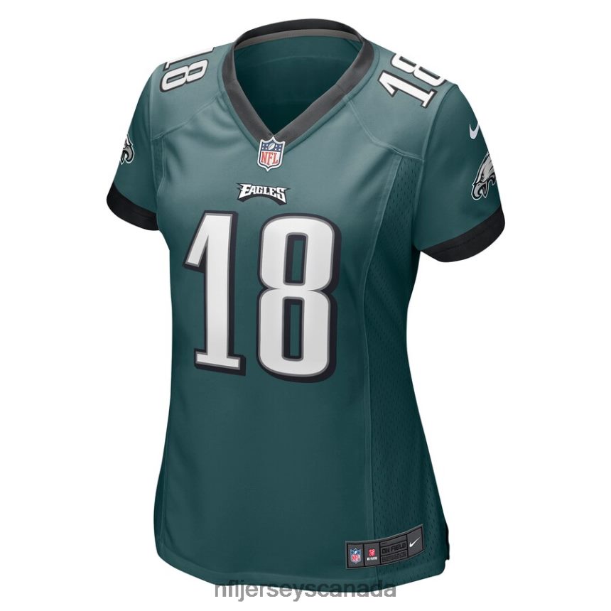 Women Philadelphia Eagles Britain Covey Nike Midnight Green Home Game Player Jersey Clothing NFL TBXFR64267