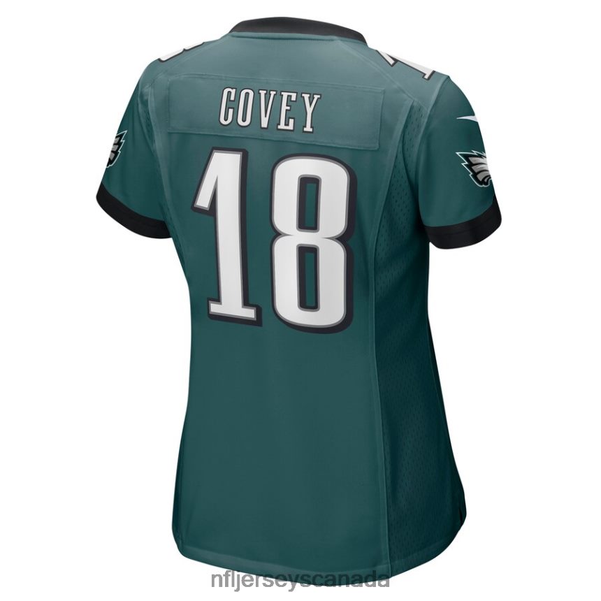 Women Philadelphia Eagles Britain Covey Nike Midnight Green Home Game Player Jersey Clothing NFL TBXFR64267