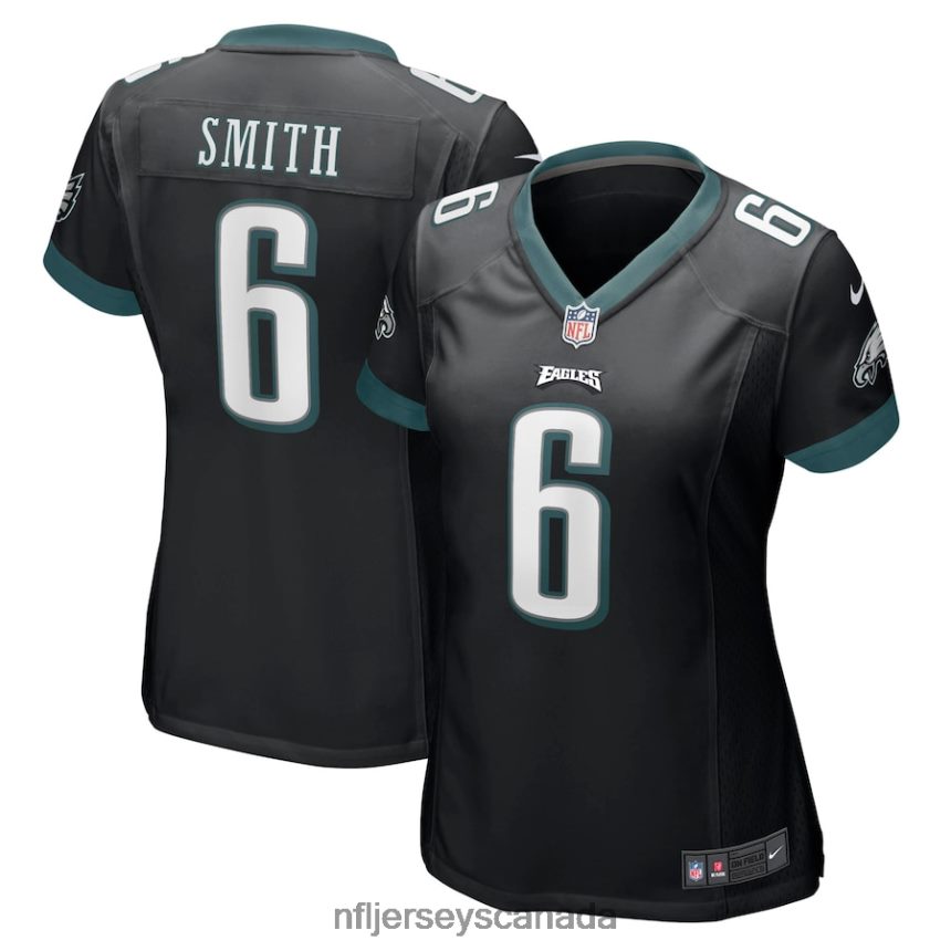 Women Philadelphia Eagles DeVonta Smith Nike Black Game Jersey Clothing NFL TBXFR6656