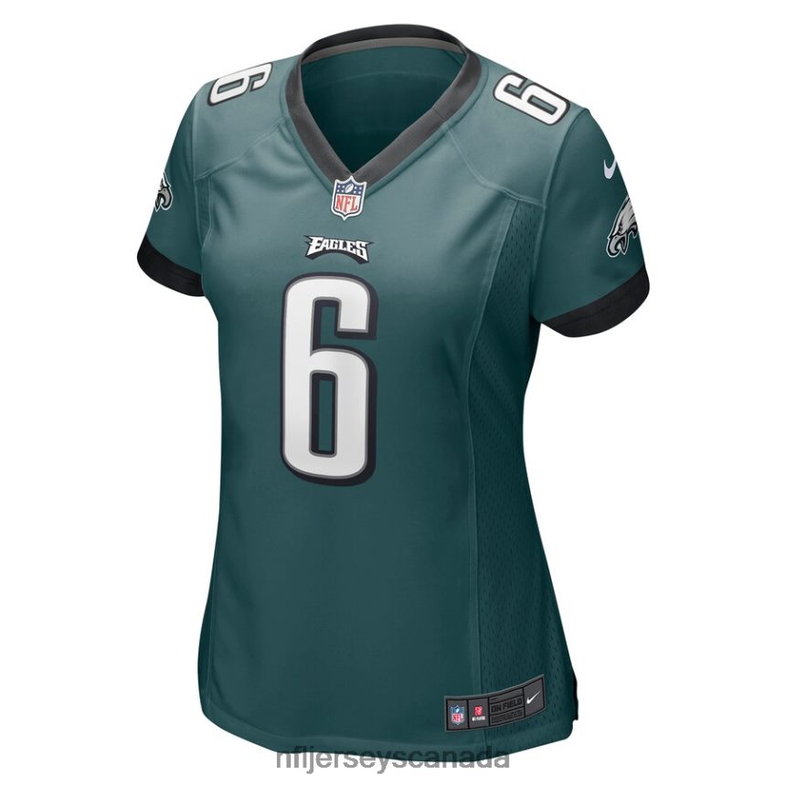 Women Philadelphia Eagles DeVonta Smith Nike Midnight Green Game Jersey Clothing NFL TBXFR61528