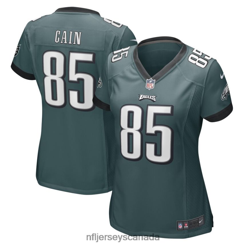 Women Philadelphia Eagles Deon Cain Nike Midnight Green Game Player Jersey Clothing NFL TBXFR66427