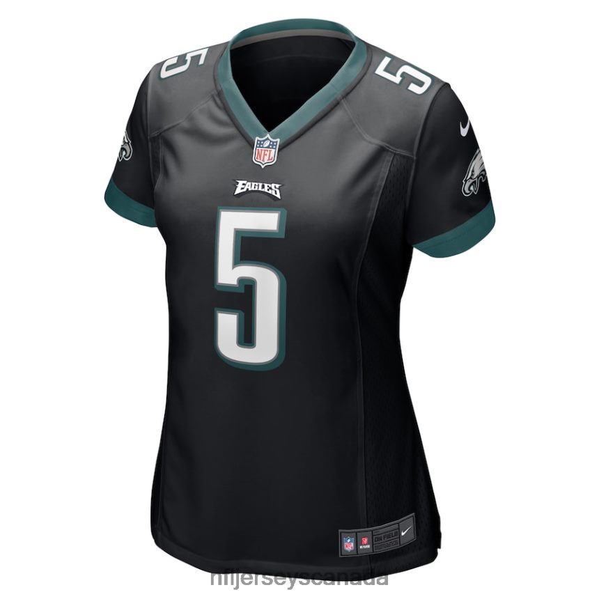 Women Philadelphia Eagles Donovan McNabb Nike Black Retired Player Jersey Clothing NFL TBXFR64540