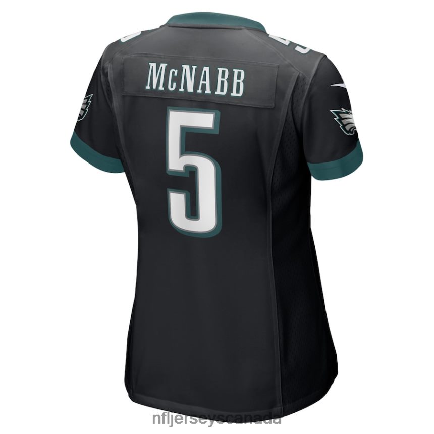 Women Philadelphia Eagles Donovan McNabb Nike Black Retired Player Jersey Clothing NFL TBXFR64540