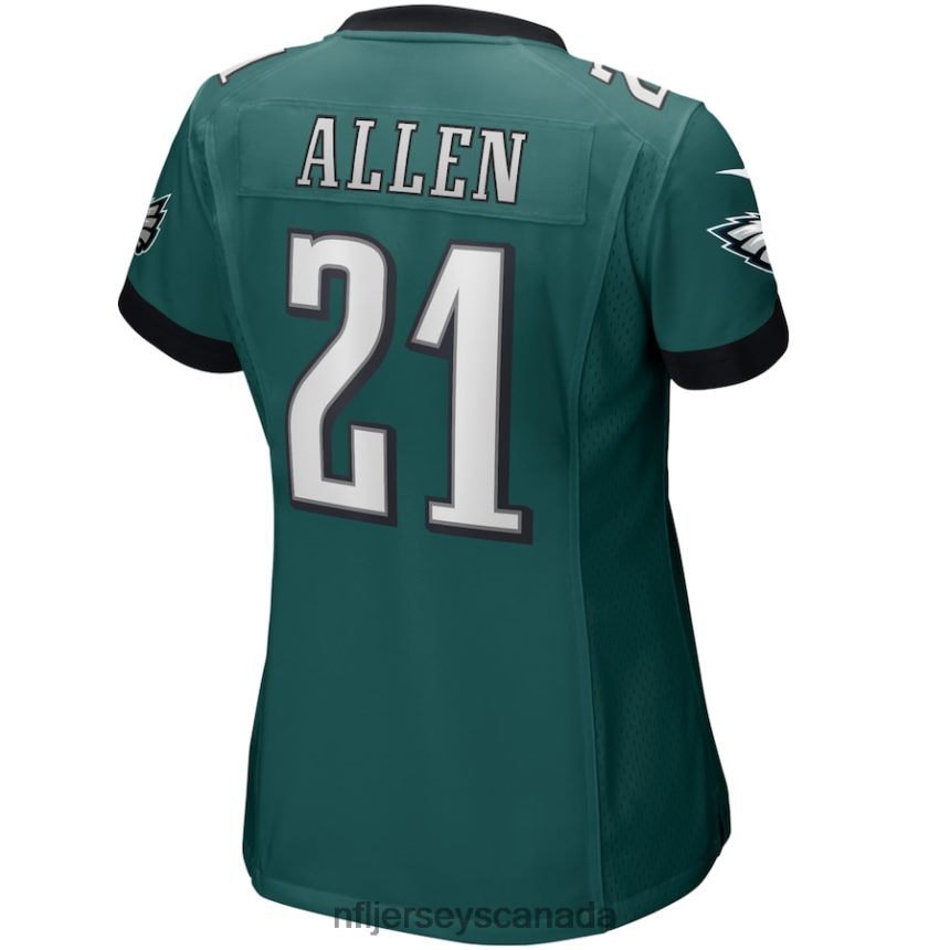 Women Philadelphia Eagles Eric Allen Nike Midnight Green Game Retired Player Jersey Clothing NFL TBXFR65618