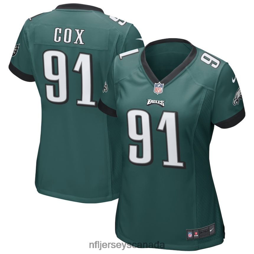 Women Philadelphia Eagles Fletcher Cox Nike Green Game Jersey Clothing NFL TBXFR61350