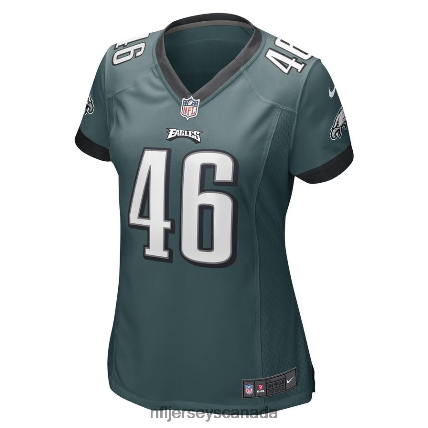 Women Philadelphia Eagles Jaeden Graham Nike Midnight Green Game Player Jersey Clothing NFL TBXFR66371