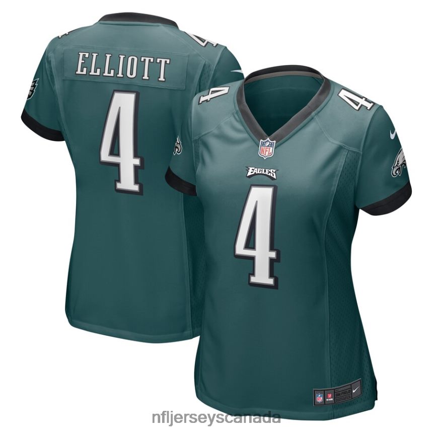 Women Philadelphia Eagles Jake Elliott Nike Midnight Green Game Jersey Clothing NFL TBXFR63675