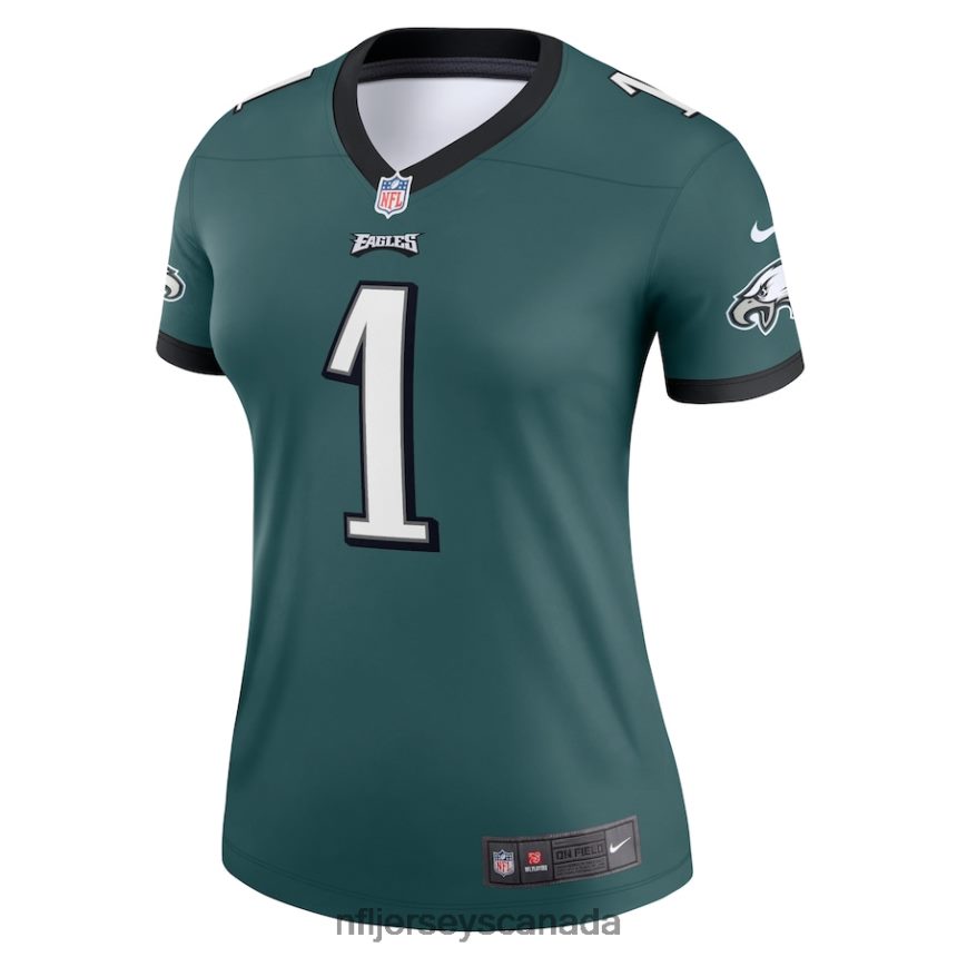 Women Philadelphia Eagles Jalen Hurts Nike Midnight Green Legend Jersey Clothing NFL TBXFR61592